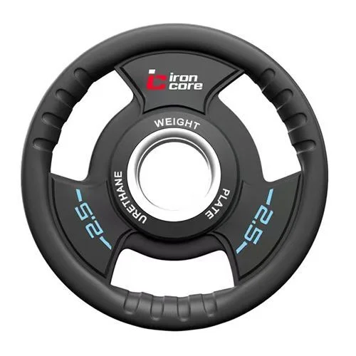 Диск для штанги полиуретановый IRON CORE Premium 2.5 кг IC35A-2.5kg